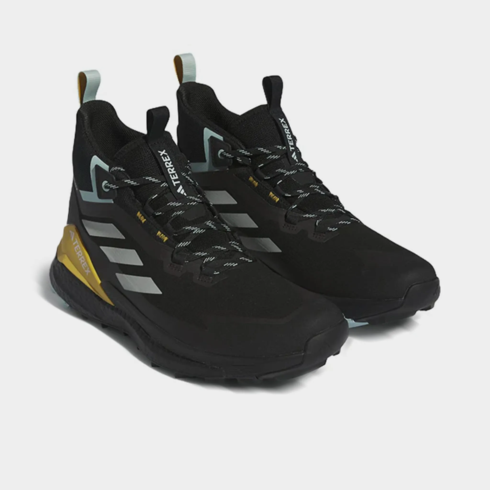 adidas TERREX Free Hiker GORE-TEX 2.0 Black / Wonder Silver - Semi Flash Aqua