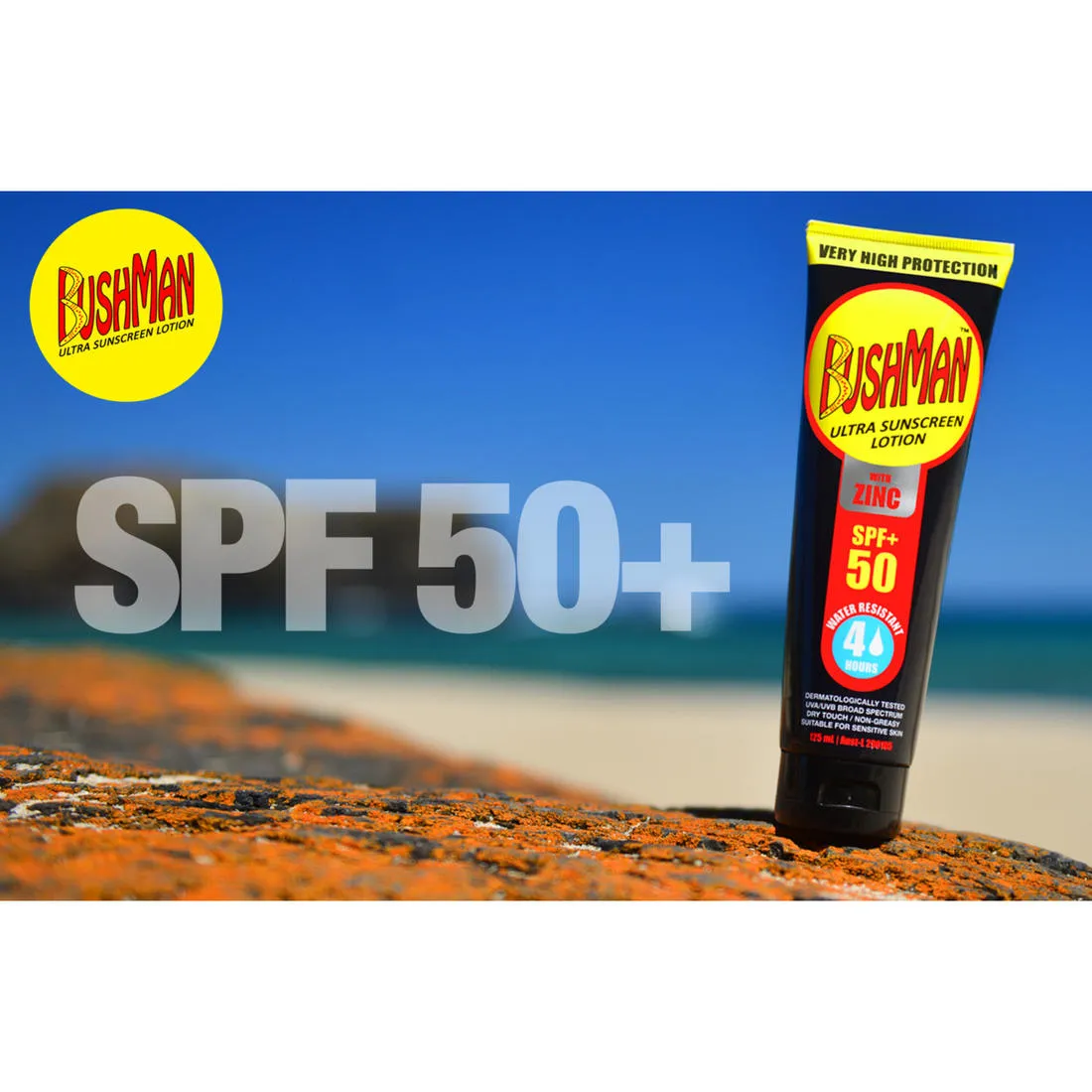 Bushman SPF50  Ultra Sunscreen - 125ml