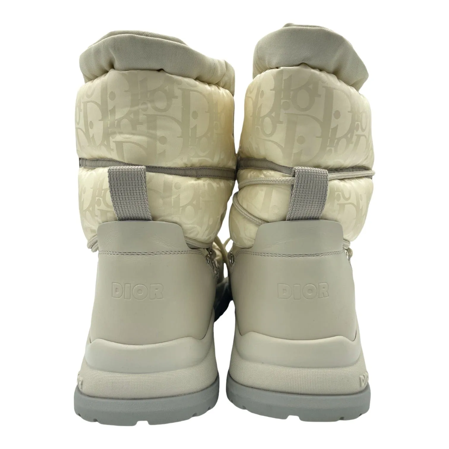 Dior Snow Ankle Boots White Pre-Owned