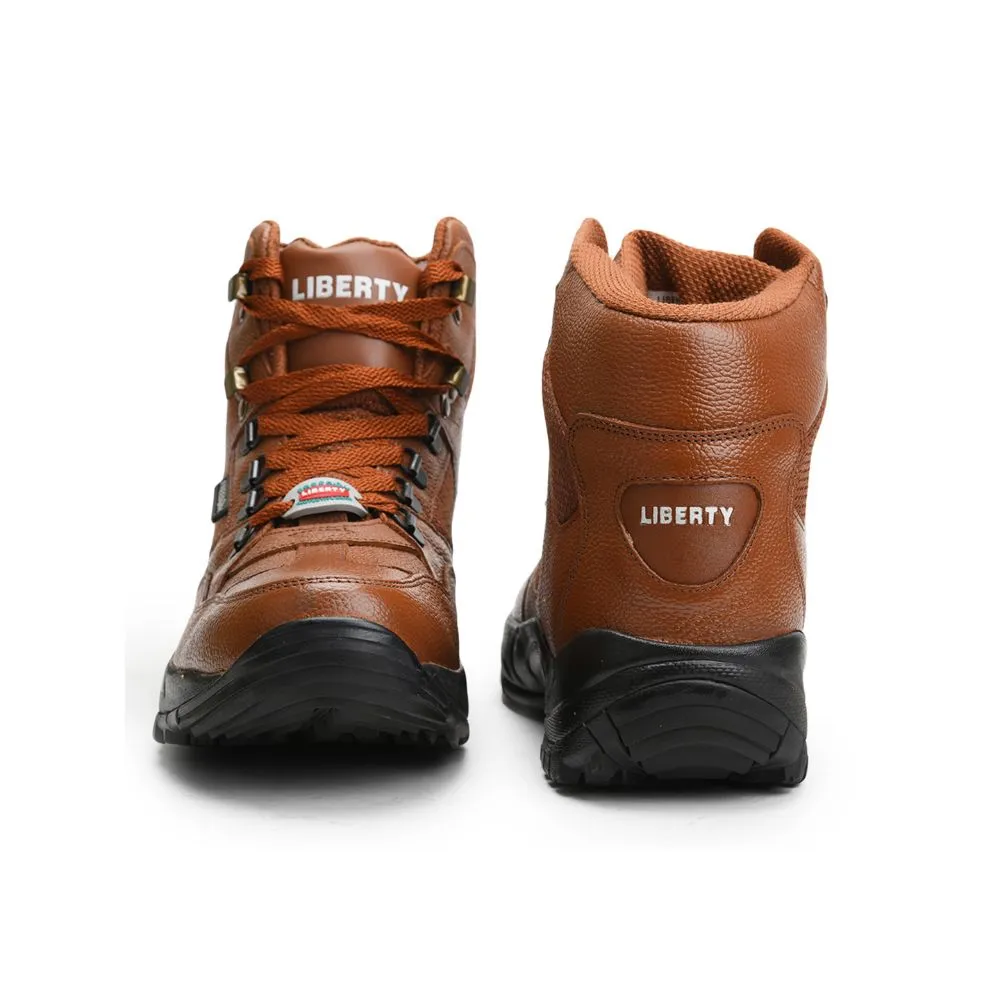 Freedom By Liberty Mens SHAURYA Defence Lacing Tan Trekking Boots