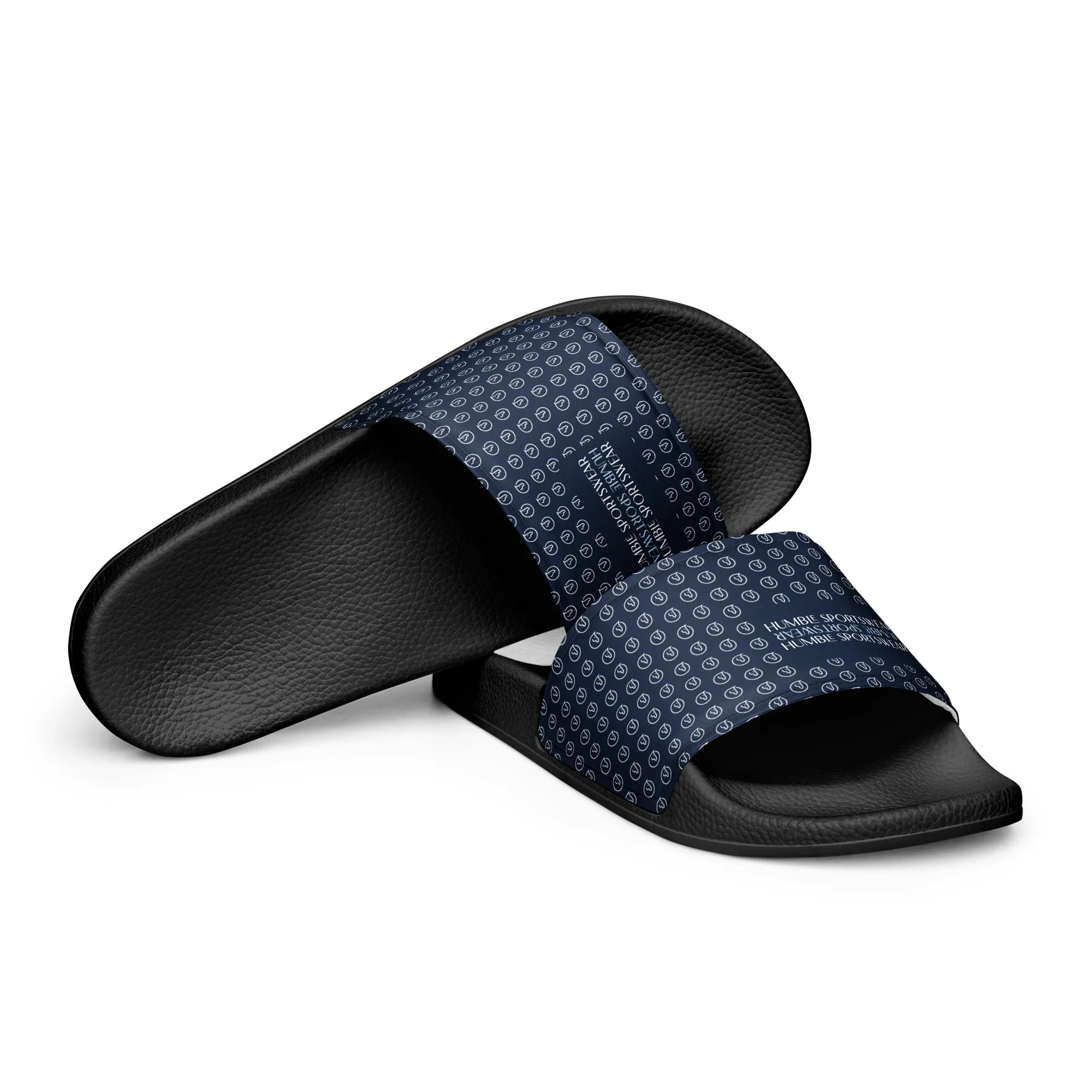 Humble Sportswear™ Men’s Navy Blue Slides Sandals