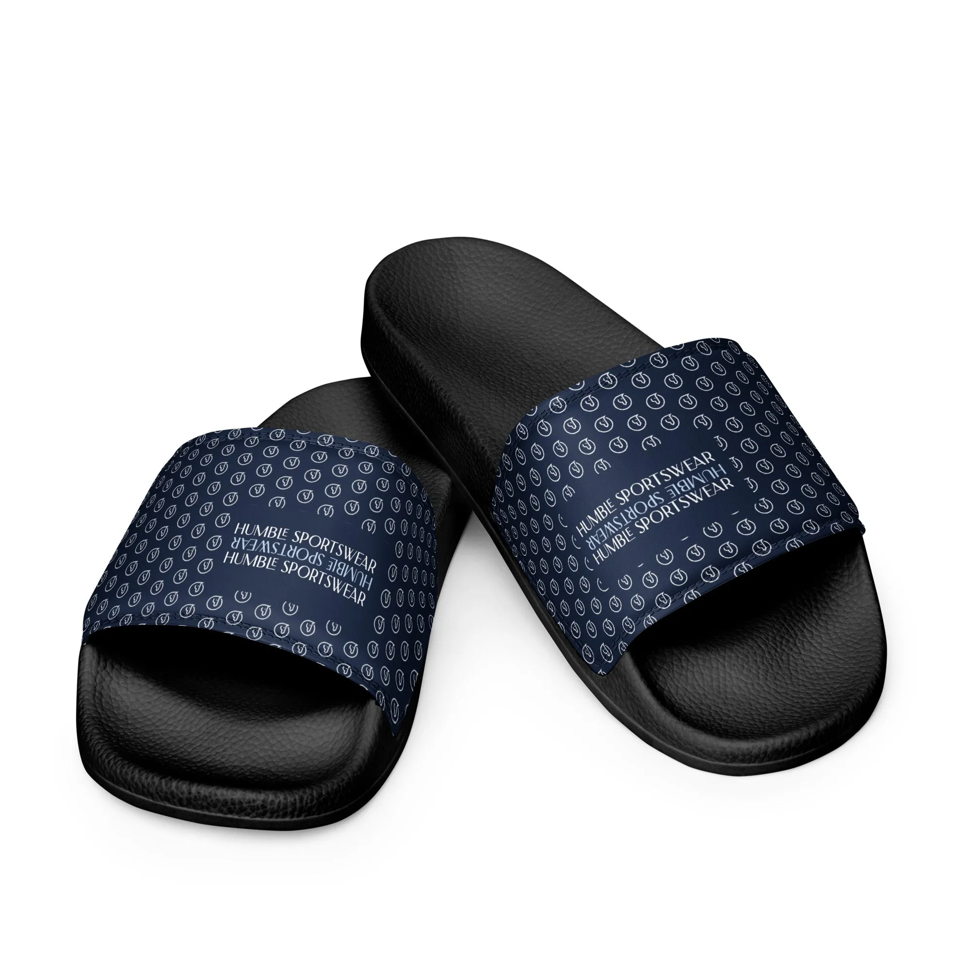 Humble Sportswear™ Men’s Navy Blue Slides Sandals