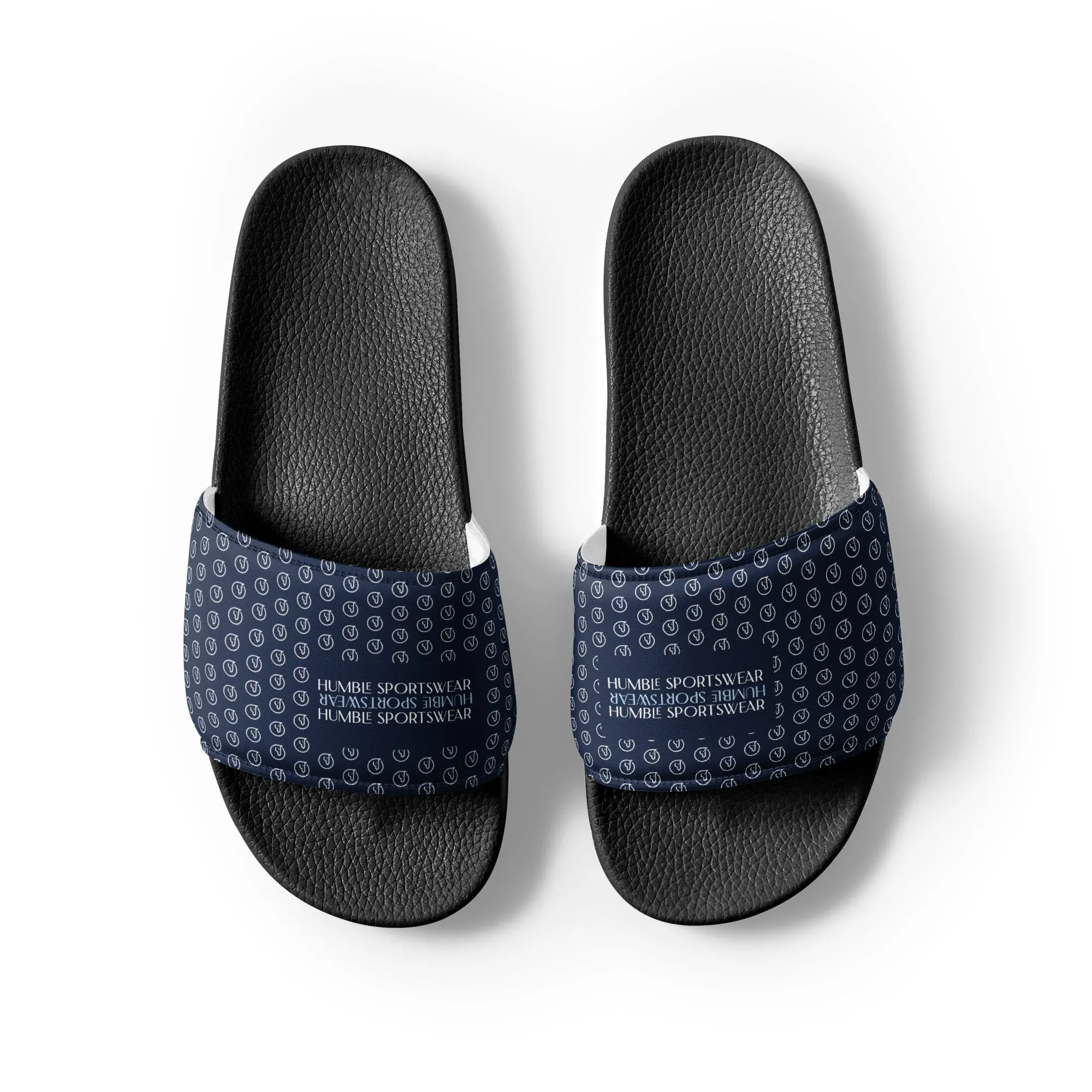 Humble Sportswear™ Men’s Navy Blue Slides Sandals