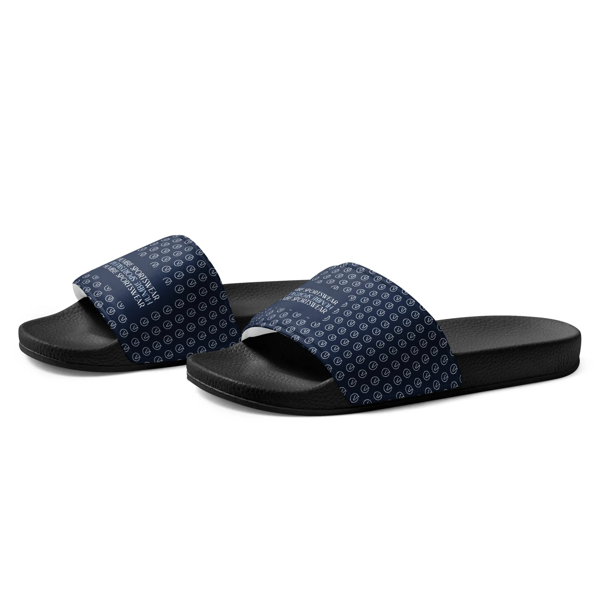 Humble Sportswear™ Men’s Navy Blue Slides Sandals