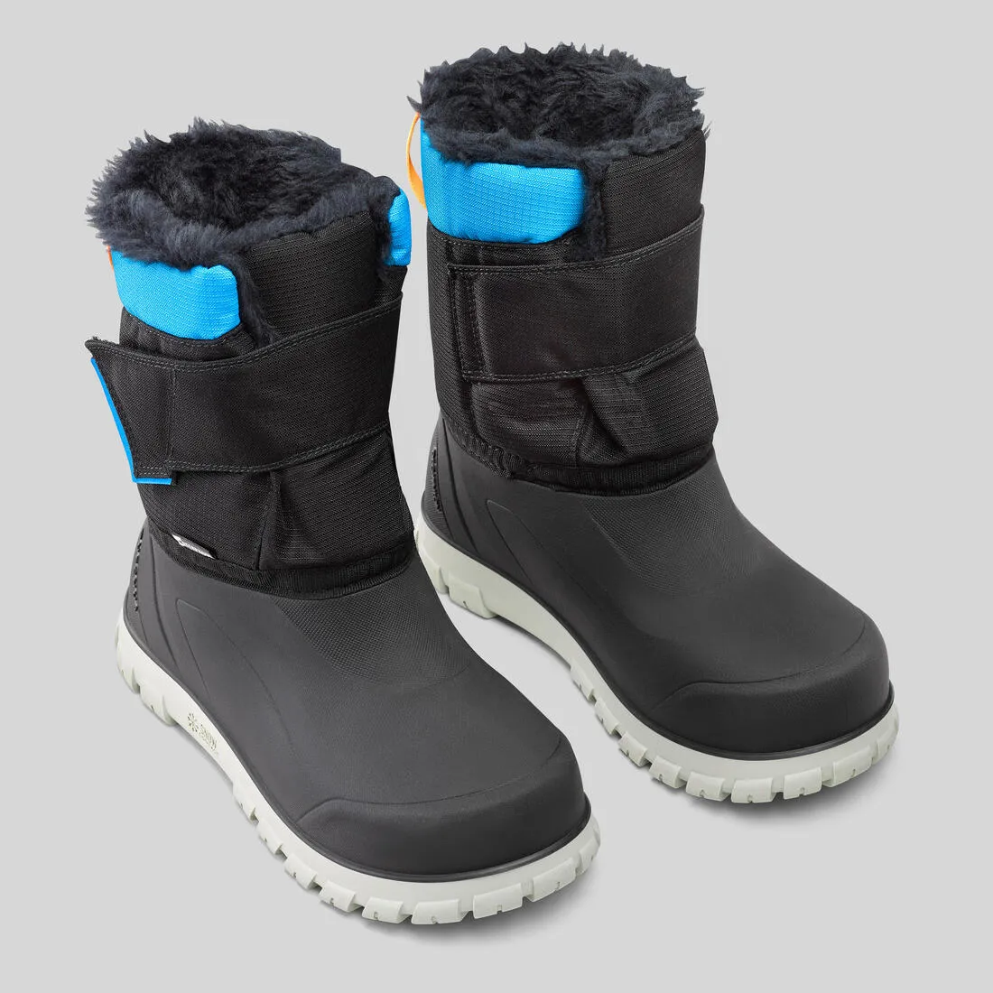 KIDS’ WARM AND WATERPROOF SNOW BOOTS - SH500 X-WARM