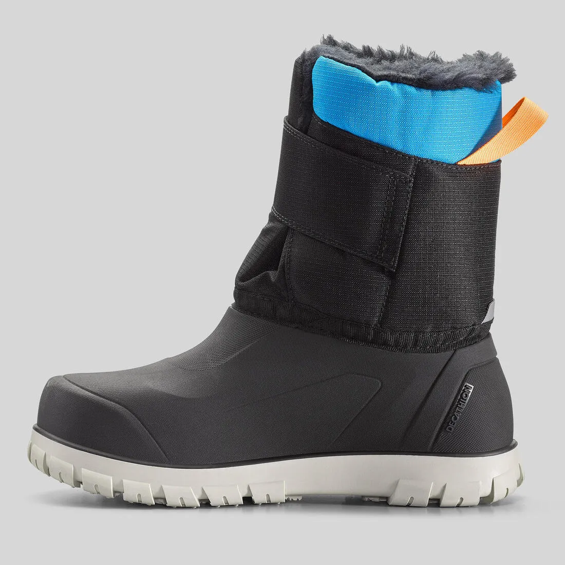 KIDS’ WARM AND WATERPROOF SNOW BOOTS - SH500 X-WARM