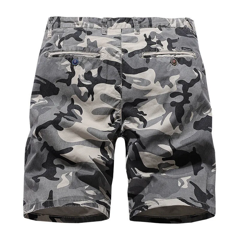 Men's Camouflage Cotton Shorts