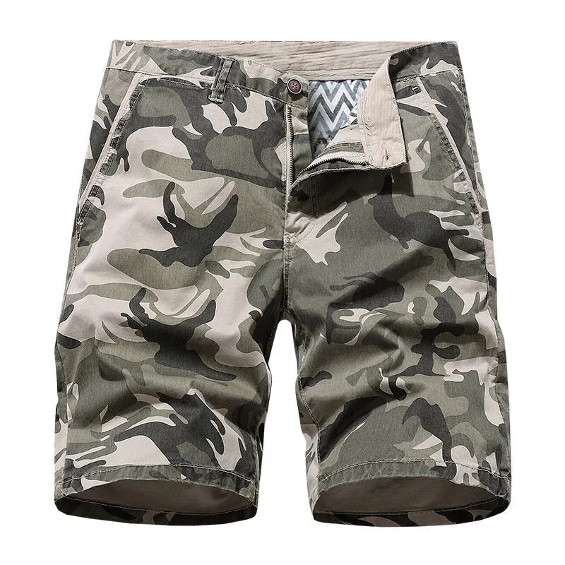 Men's Camouflage Cotton Shorts