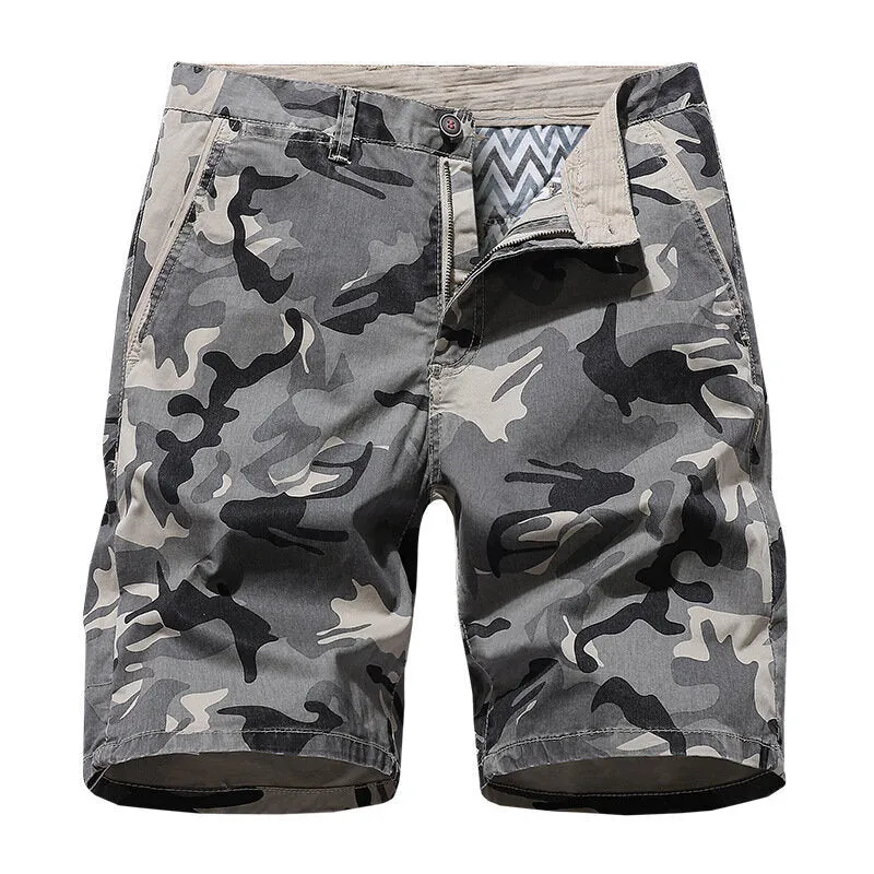 Men's Camouflage Cotton Shorts