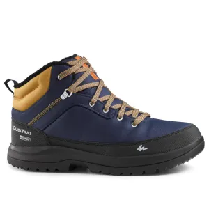 Men’s warm and waterproof hiking boots - SH100 Mid-height