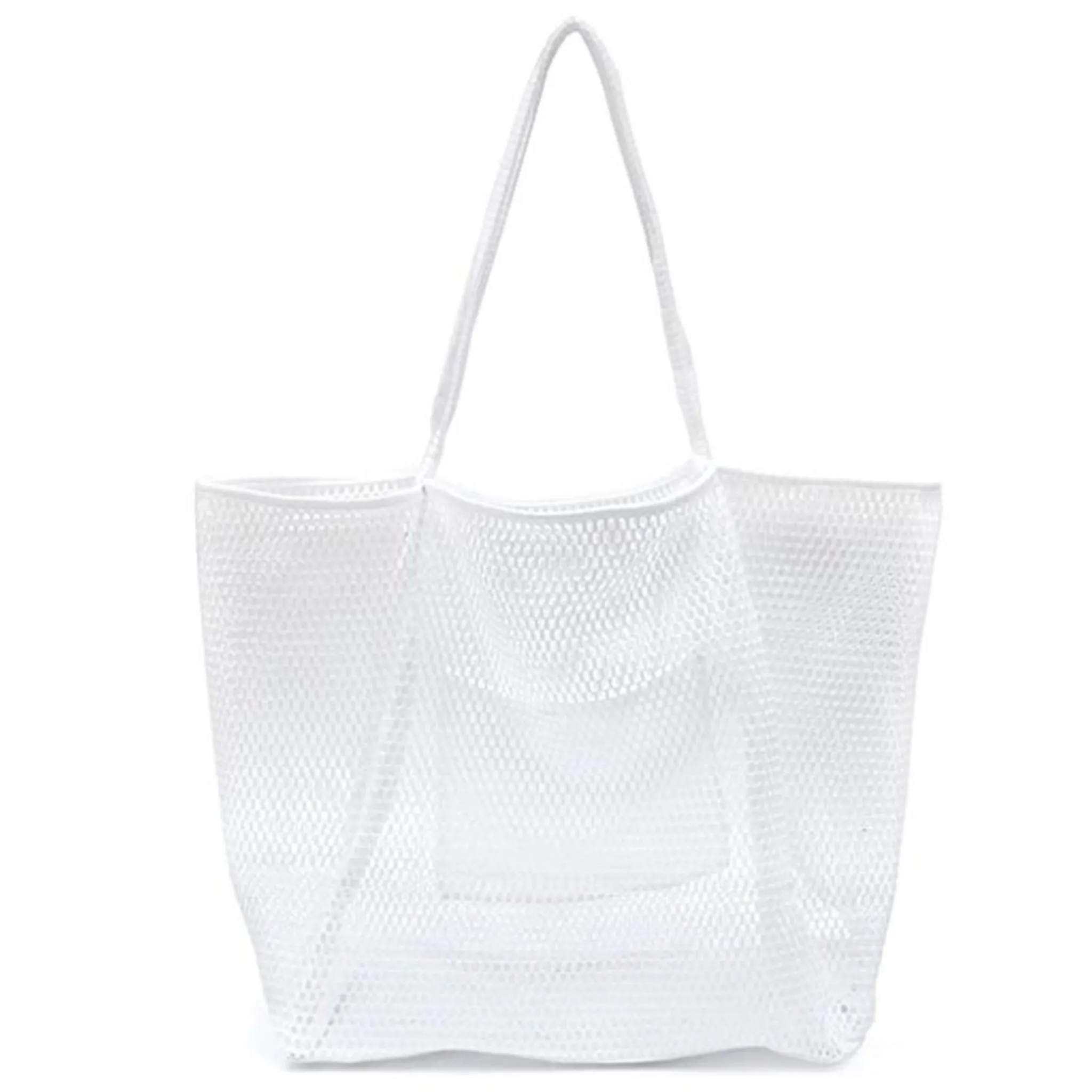 Mesh Beach Sandproof/Waterproof Tote Handbag