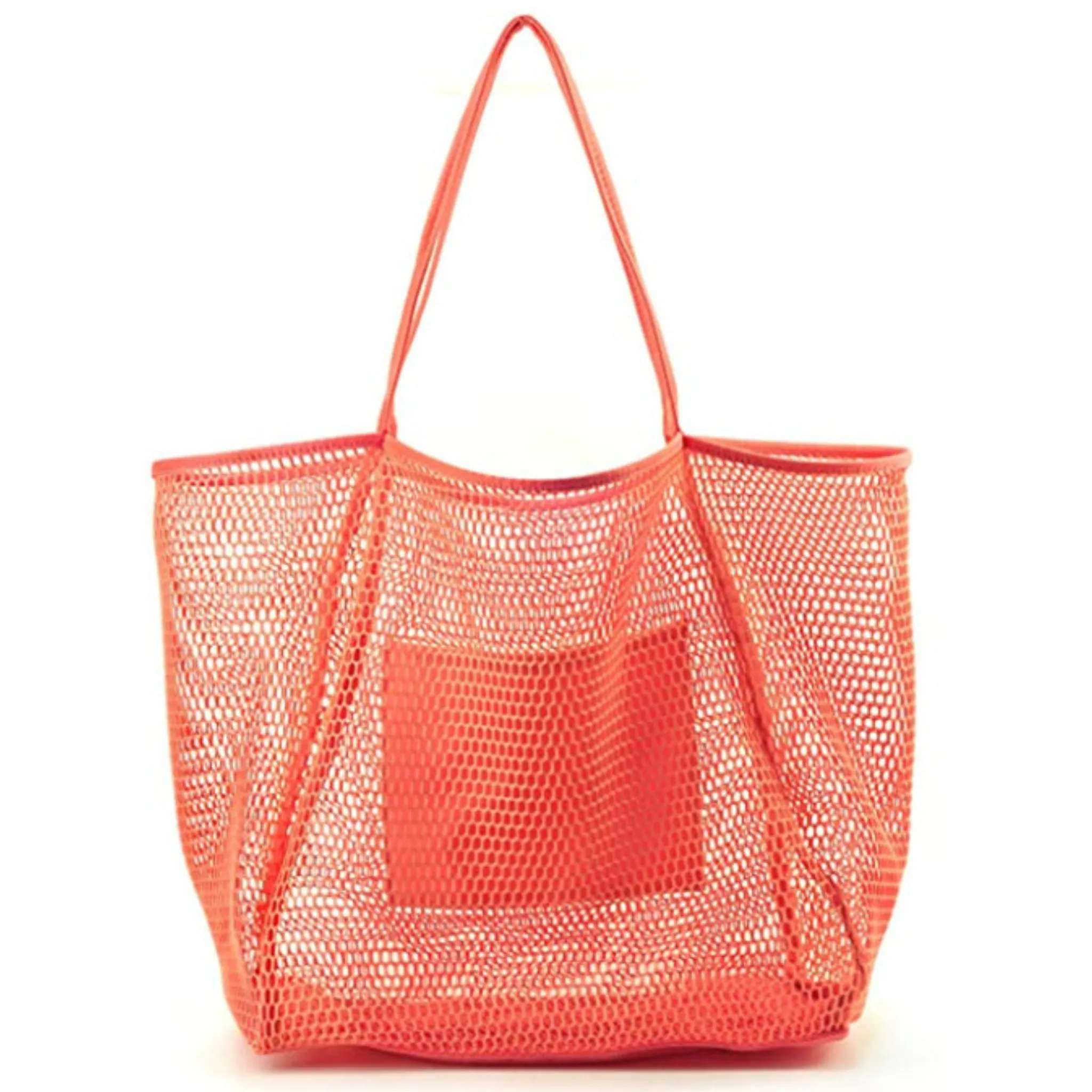 Mesh Beach Sandproof/Waterproof Tote Handbag