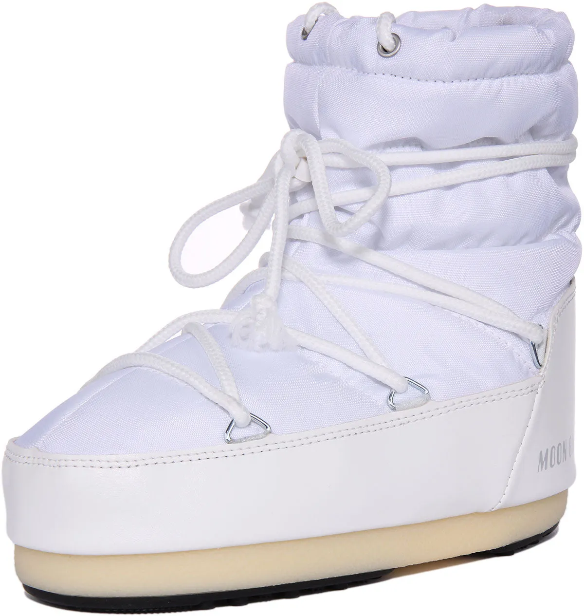 Moon Boot Nylon Low In White For Women