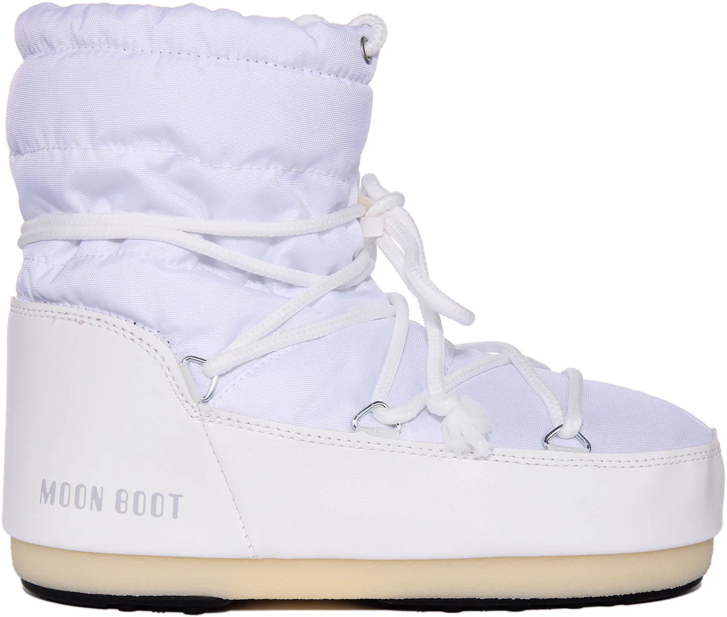 Moon Boot Nylon Low In White For Women