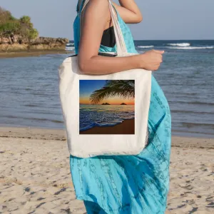 Tropical Sunset Beach Tote