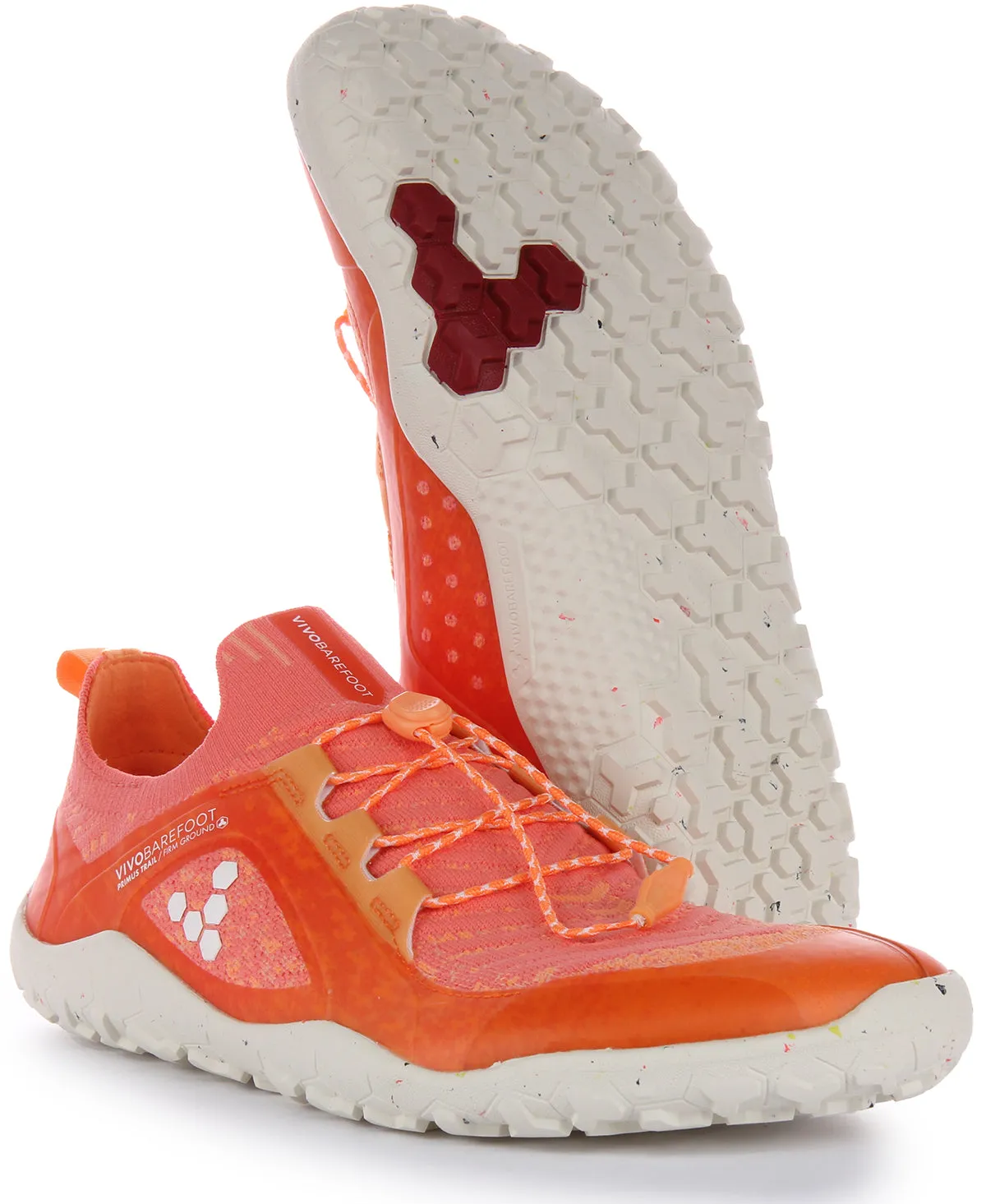 Vivobarefoot Primus Trail In Orange For Men