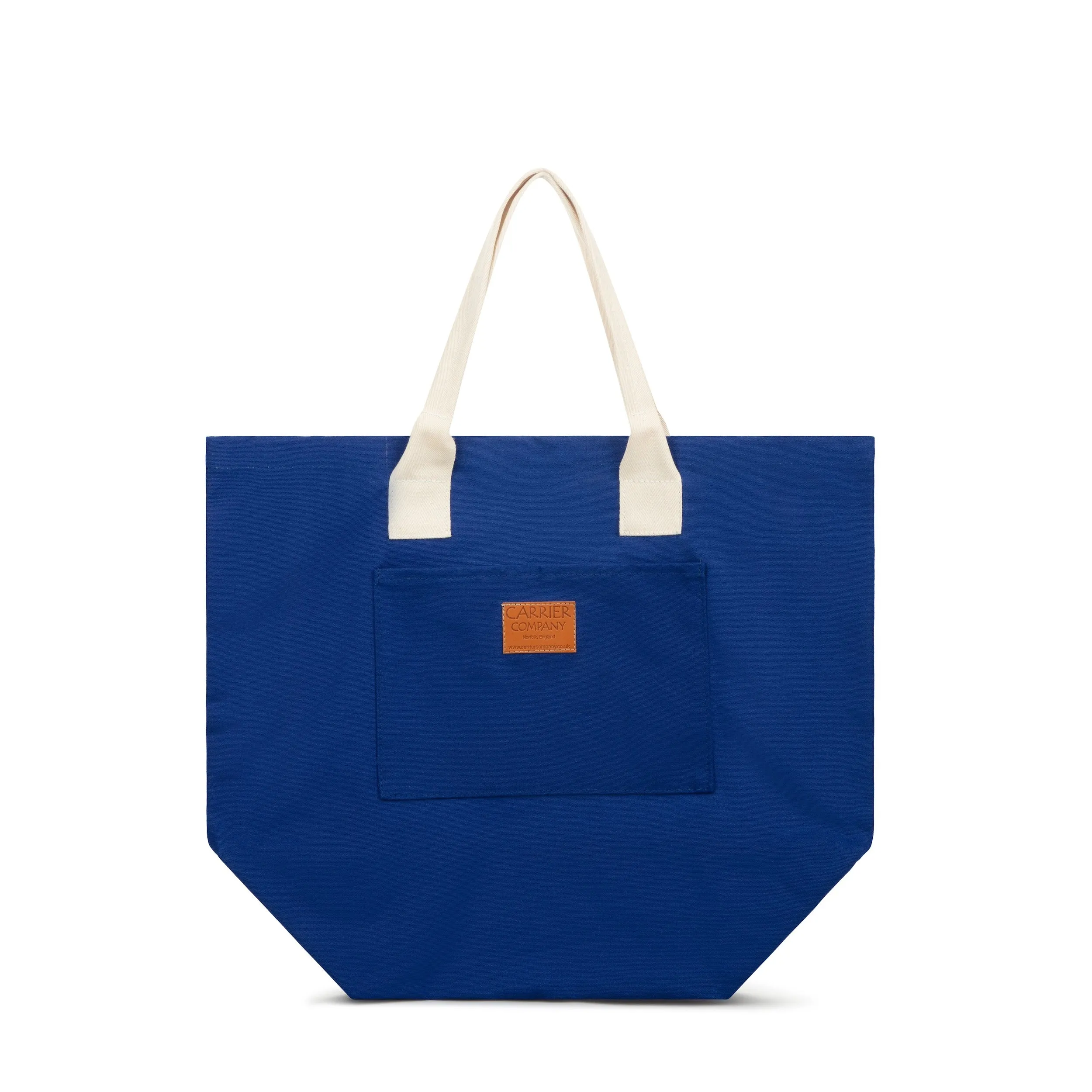 White Handled Beach Bag