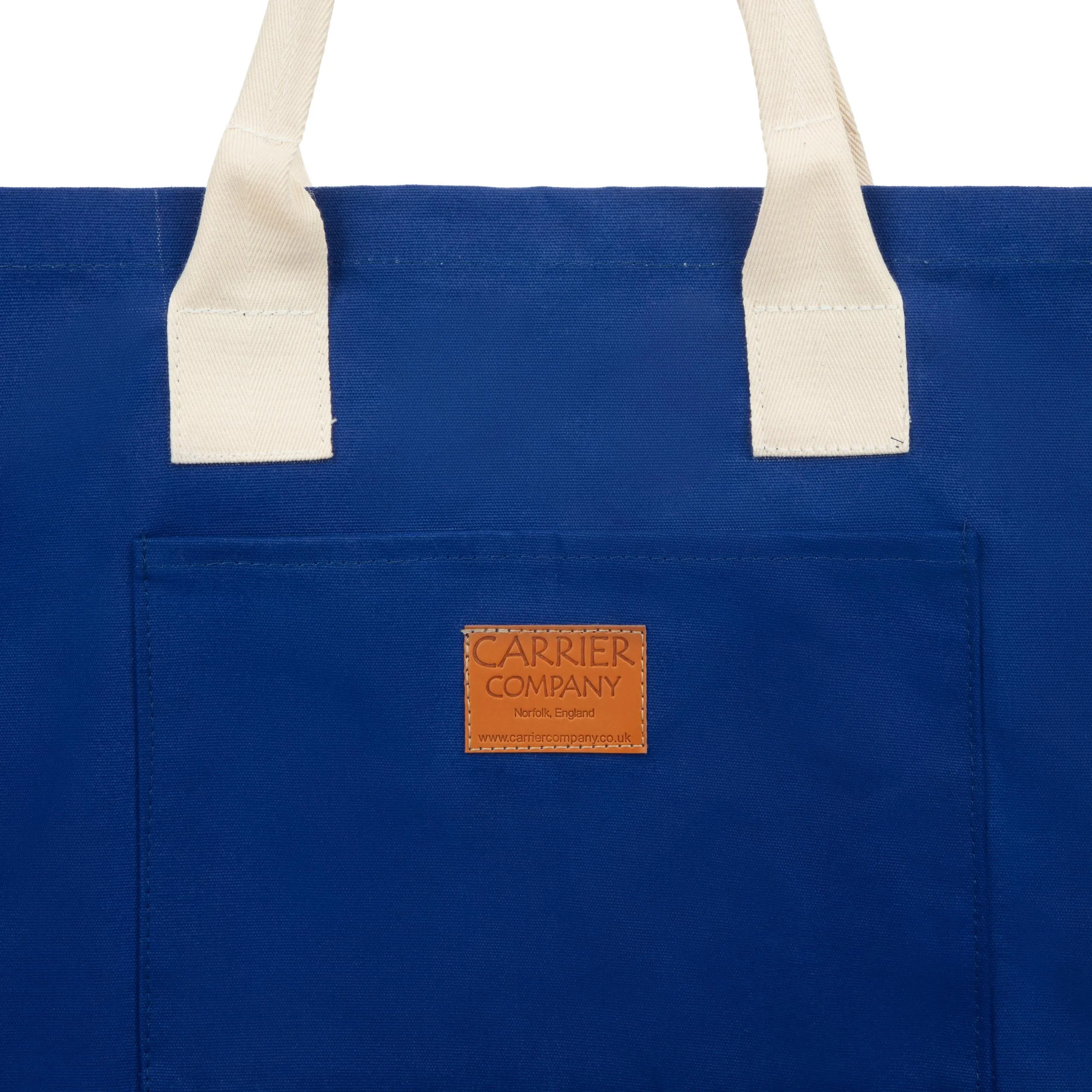 White Handled Beach Bag