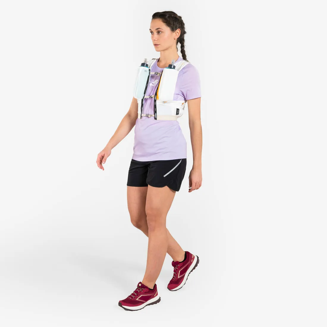 WOMEN'S SHORT-SLEEVED TRAIL RUNNING T-SHIRT-GRAPH